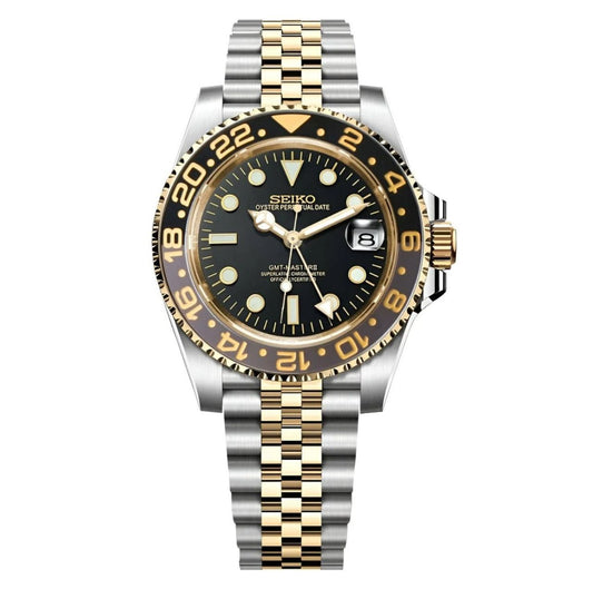 Seiko Two-Tone Black Gold-40mm