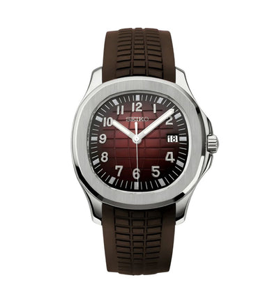 Seiko Aquanaut Silver Chocolate-41mm