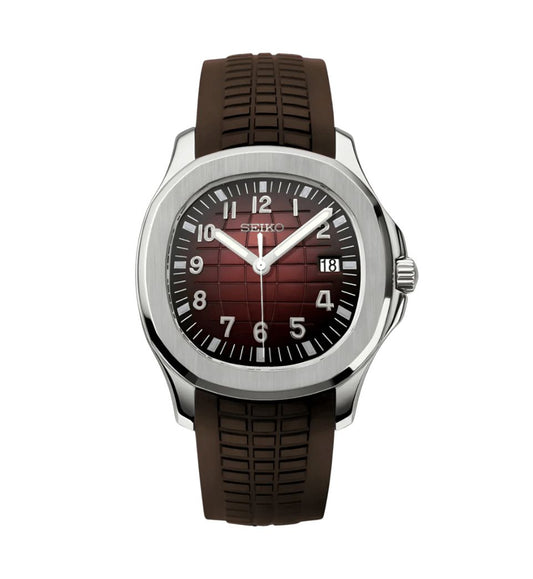 Seiko Aquanaut Silver Chocolate-41mm