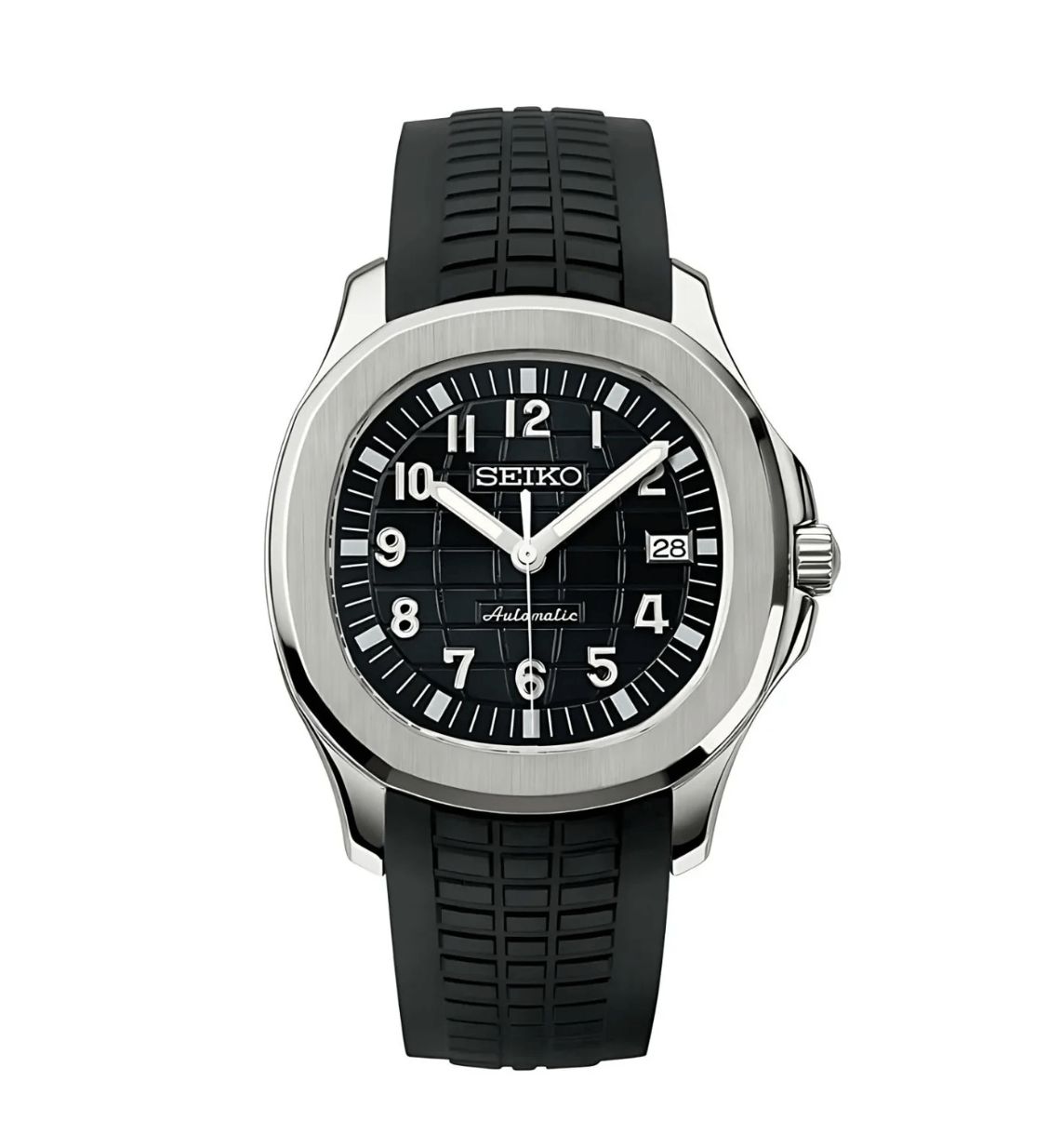 Seiko Aquanaut Silver Black-41mm