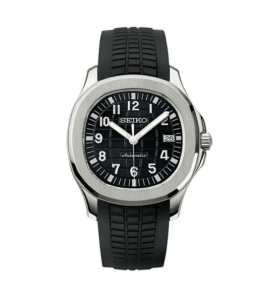 Seiko Aquanaut Silver Black-41mm